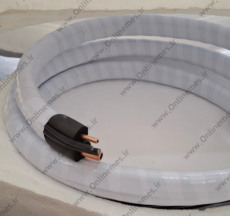 لوله مسی و عایق کولرگازی مناسب کولر 18000 به همراه کابل و پرایمر ( 5 متری )